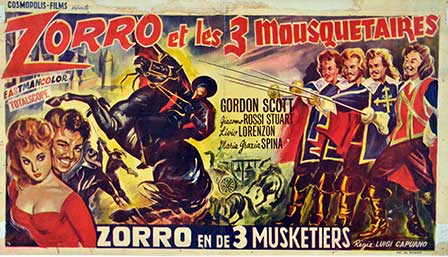 Zorro et les 3 mousquetaires