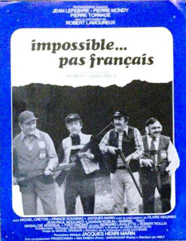 Impossible … pas français