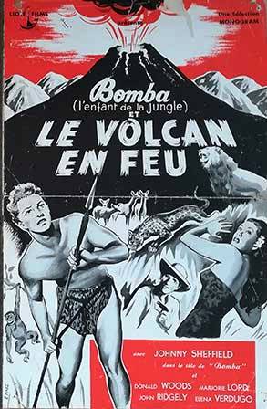 Bomba et le volcan en feu